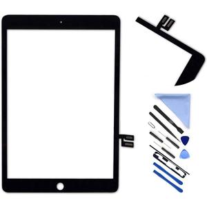 Touch Screen Digitizer for iPad 7 2019 7th Gen 10.2" A2197 A2198 A2200 Front Glass Replacement with Pre-Installed Adhesive (Without Home Button,not Include LCD) + Tools (Black)