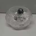 Semi Flush Mount Ceiling Light, Globe Glass Ceiling Light Fixture, Black Modern Lighting for Hallway Porch Corridor Kitchen Bedroom, Bulb Not Included (9.38 inch)