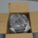 5 inch Orchid Pots with Holes for Repotting with Excellent Airflow, Set of 1, Double Layer Plastic Imitate Ceramic Orchid Planter, Clear Orchid Pot Match Decorative Orchid Container