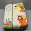 Baby Play Mat - Thicken 71x59 Inch Soft Foam Crawling Mat for Playpen & Floor, Non-Slip Waterproof Playmats for Infants & Toddlers, Portable Foldable & Machine Washable, Beach Animals