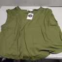 YIPINK Trendy Cap Sleeve Tops for Women 2025 Summer Outfits Clothes Loose Fit Casual Dressy T Shirts Tunic XL