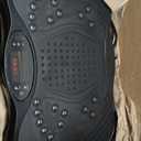 Vibration Plate Exercise Machine, 130 Levels Full Body Workout Vibrating Plate for Lymphatic Drainage Weight Loss, 450 Lbs Capacity Shake Platform with Resistance Bands Bluetooth for Women Men (Large)