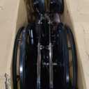 Medline Excel Extra-Wide Bariatric Wheelchair For Adults and Seniors with 24" Wide Seat, Supports up to 500 lbs