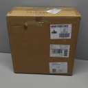 3 Light 12 Inch Semi Flush Mount Close to Ceiling Light Fixture,Off White Fabric Shade Gold Finish for Bedroom,Living Room,Dining Room Hallway