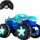 Hot Wheels Monster Trucks 1:15 Scale Mega-Wrex Alive Battery-Powered RC Vehicle with Lights & Sounds, 12.9921 Inches