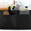 Skip Hop Universal Stroller Organizer, Grab & Go Ultra, Black