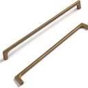 Goo-Ki Antique Brass Cabinet Pulls with 10''(256mm) Hole Centers, Retro Style Zinc Alloy Cabinet Handles for Dresser,Wardrobe,Cupboard- 6 Pack