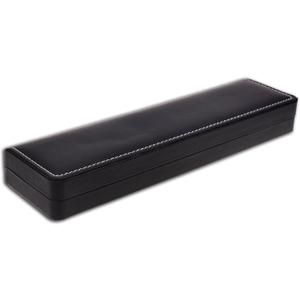 BLUECELL Black PU Leather Rectangle Bracelet Watch Gift Box Case