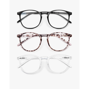 IBOANN Iconic Blue Light Glasses for Woman - Computer Glasses up to 99% Blue Light Blocking - Anti Eyestrain & UV Glare
