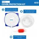 Pool Cover Drainer Kit for Above Ground Swimming Pools by Aquatix Pro, Premium Pool Cover Siphon with 16 Feet Hose & Pump, Suitable for All Coverings, Quick and Easy Water Drainage