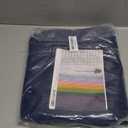 BGment Rod Pocket and Back Tab Blackout Curtains for Bedroom - Thermal Insulated Room Darkening Curtains for Living Room, 42x63 inch, 2 Window Curtain Panels, Navy Blue