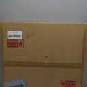 Modern LED Chandelier with Remote, Dimmable Ring Pendant Light Walnut Wood Black Circular Chandeliers for Dining Room Living Room Entryway Bedroom Office