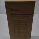 Criusia 14 PCS Clear Plastic Drawer Organizer Set - 5 Large Size Versatile Kitchen and Bathroom Organizer Trays, Non-Slip Storage Bins for Makeup, Utensils, Tool and Office Desk