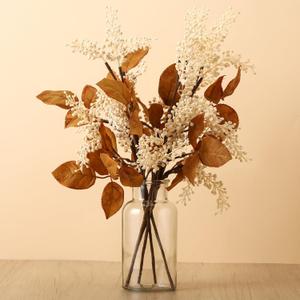 6 Pack Artificial Fall Berry Stems Fall Floral Picks for Floral Arrangements for Autumn Thanksgiving Home Table Centerpiece Decorations
