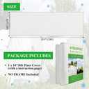 Plant Covers Freeze Protection, 10ft30ft Frost Blankets for Outdoor Plants, 1.1oz/yd Garden Fabric Plant Floating Row Cover, Winter Frost Cloth Plant Freeze Protection for Cold Weather