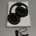 Noise Cancelling Headphones: Wireless Over Ear Bluetooth Headphones with 130H Playtime - Hi-Res Sound Custom EQ via App Deep Bass Comfort Fit Ear Cups for Travel Home Office