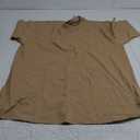 Mens Relaxed-Fit Heavyweight Cotton T-Shirt, Dark Tan 