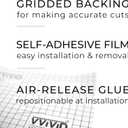 VViViD One-Way Perforated Black Vinyl Privacy Window Film Adhesive Glass Wrap Roll (50ft x 54 inches)