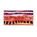 Boho Printed Criss Cross Stretchy Headbands for Women, Multicolor Twist Headwraps, Set of 4