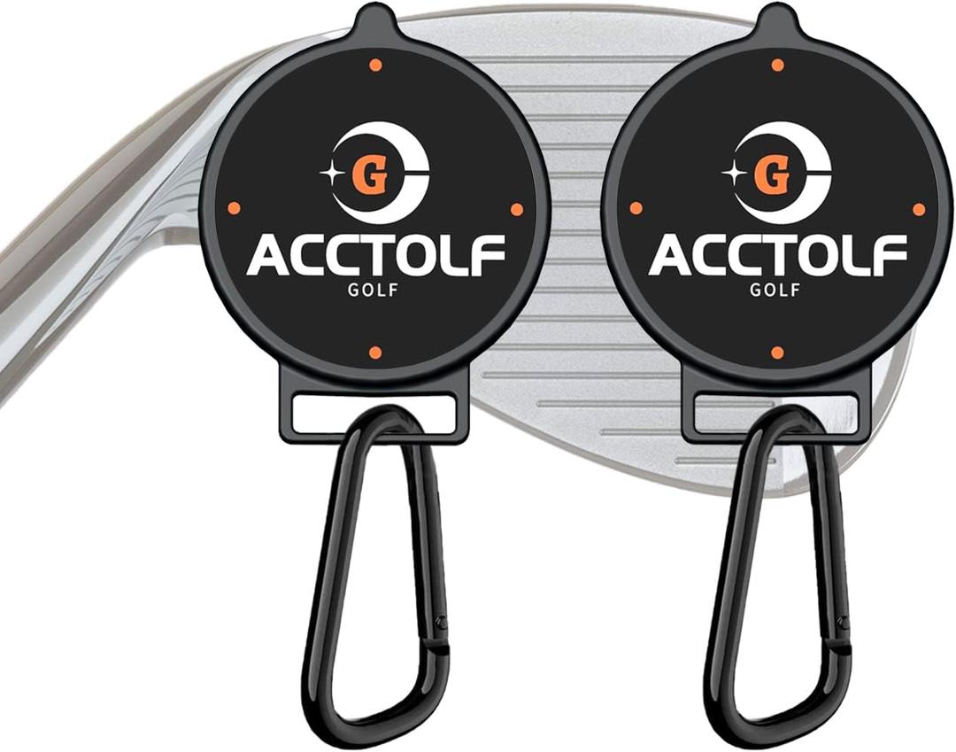 2Pack Magnetic Golf Towel Clip, Magnetic Clip for Golf Towel, Golf Magnetic Clip for Golf Cart, Clubs or Golf Hub, Removable Industrial Magnetic Accessories