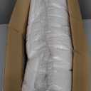 CozyLux Twin Mattress Pad - Cotton Twin Mattress Topper - Fits up to 8-21" Thick Mattresses, 450GSM Quilted Fitted Breathable Soft Mattress Cover, Cooling Mattress Protector (39"x75", White)