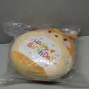 ARELUX Jumbo 18in Cute Dog Cuddle Plush Soft Stuffed Animal Large Birthday Pillow Kids Huggable Puppy Plushie Toy Big Size Happy Birthday Party Decoration Plushies Gift for Friends Boys Girls Yellow