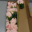 PARTY JOY 20PCS Artificial Flowers, Silk Flower Realistic Roses Bouquet Long Stem for Home Decor Wedding Decoration