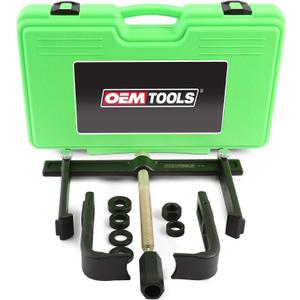 OEMTOOLS 25106 Brake Drum Puller and Rotor Removal Tool, 12-3/4 In Jaw Spread, Impact Wrench Compatible, 7-Ton Pulling Force, Not for Oversized Brake Drums or Drums Without Outer Lip