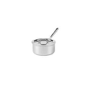 All-Clad D3 3-Ply Stainless Steel Sauce Pan with Lid 3 Quart, Induction, Oven Broiler Safe 600F, Multipurpose, Compatible w/ All Cooktops, For Restaurant or Home Kitchen, Pots & Pans, Cookware, Silver