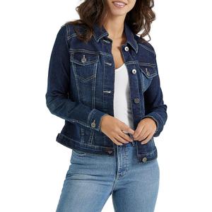 Wrangler Authentics Women's Stretch Denim Jacket Size M