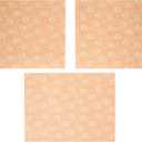 2 x The Gift Wrap Company 58-191635 Gingerbread Holiday Flat Gift Wrapping Paper Sheet Set, 30" x 23", Tan Multicolor, 3 Pieces