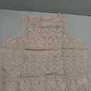Zyyfly Crochet Tops for Women Summer Sweater Tank top Boho Knitted Sleeveless Beach Crocheted Shirt Hollow Knit Vest Khaki L