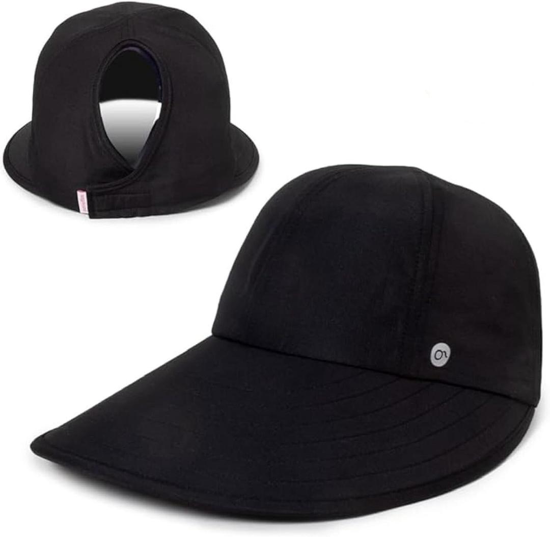 Ponyflo Sunblocker Wide Brim Hat Oprah Daily (One Size, Black)