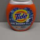Tide Oxi Boost Power PODS Laundry Detergent Pacs, 45 Count, Set-In Stain Removal + Oxi Power, laundry soap detergent pacs