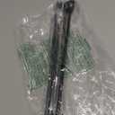 4 Pack Stakes for Yard Signs, Metal Black Stakes for Ground Lawn, 16.5" Long 0.3 Inch Thickness, Easy Install