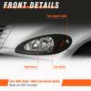 for 2001-2005 Chrysler PT Cruiser Headlights Assembly Pair