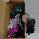 Halloween Lights, 20FT 40 LED Pumpkin Ghost Bat Spider String Lights Battery Operated with Timer, 8 Lighting Mode for Home Window Indoor Outdoor Halloween Party Decorations