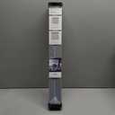 AOSKY Cordless Zebra Blinds for Windows Pull Down Roller Window Shades Dual Layer Light Filtering Privacy for Day and Night, Free-Stop Door Shades for Home Easy to Install (18" W X 72" H, Grey)