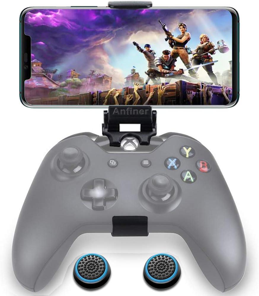Controller Mobile Phone Holder/Cellphone Mount/Clip Compatible with Microsoft Xbox/Xbox One/Xbox Series X/S/Xbox Elite 1 /Series 2 /Steelseries Nimbus Controllersnot Controller