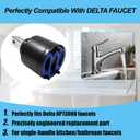 RP73000 Faucet Cartridge for Delta, Kitchen/Bathroom Faucet Cartridges Parts for Delta, Plumbing Replacement Part, Faucets Cartridge Valve Repair Kit, Easy DlY Installation, Prevents Dripping