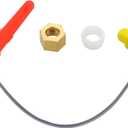 4335 Feed Tube with Sleeve Compatible with 600 Aprilaire Humidifiers 400, 500, 600A,Includes Yellow Orifice (4231), in-line Strainer (4004)