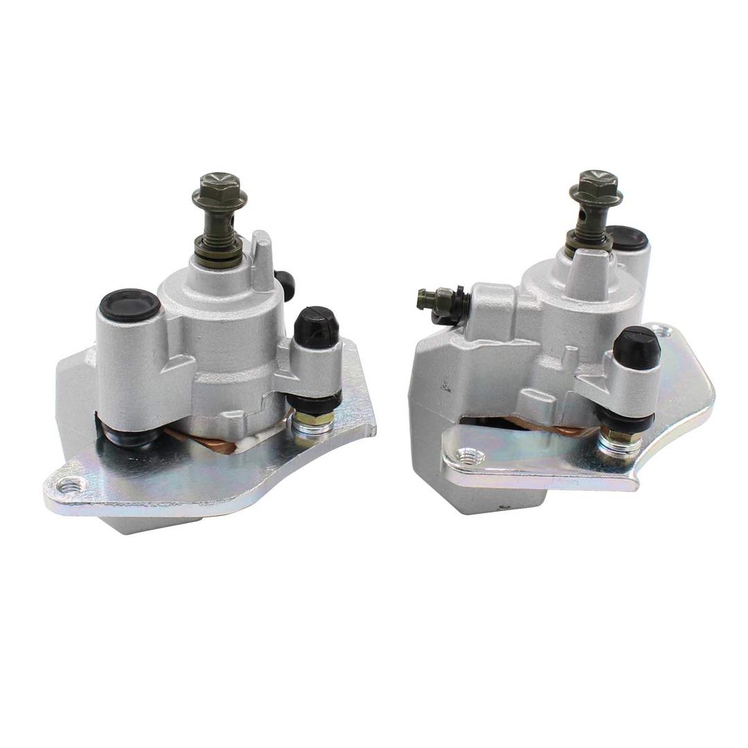 Pack of 2 Front Left & Right Brake Caliper w/ Pads for Honda Rancher 420 TRX420 Foreman 500 TRX500 Foreman Rubicon 500 ATV