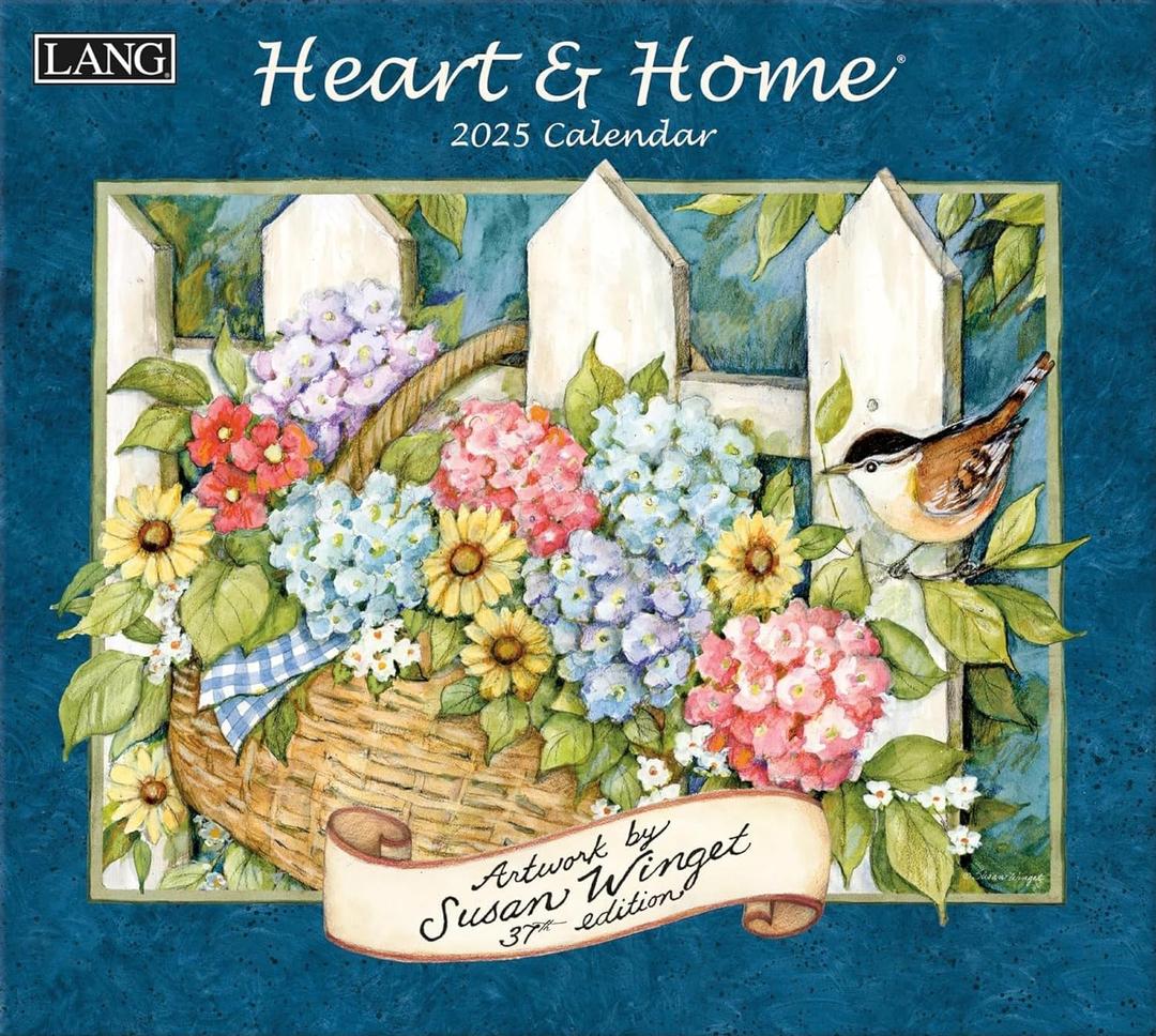 Lang, Heart and Home by Susan Winget 2025 Wall Calendar