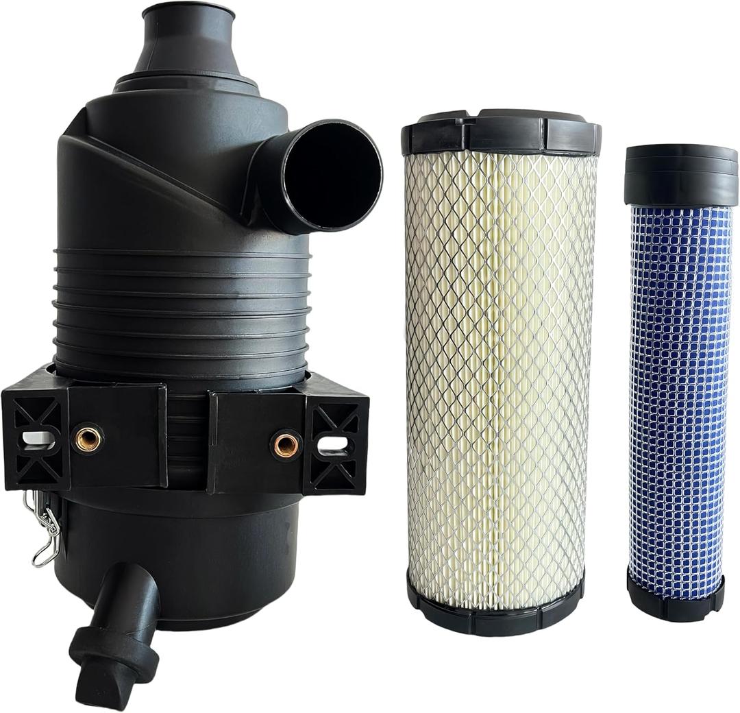 G057512(P821575-P822858) Air Cleaner with Filters Compatible with Donaldson FPG Radial Air Filter Housing Cap G057512(P821575 P822858) Air CleanerShort straight head