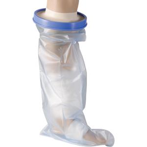 DMI Waterproof Cast Cover, Wound Barrier & Bandage Protector, Reusable with a Watertight Seal for Showers, Baths and Pools, Fits Pediatric or Child Leg up to 23 inches in Length, Large Leg