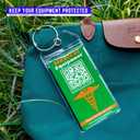 DISONCARE Medical Equipment Luggage Tag Cruise Insulin Diabetic Supplies Medic Alert Tags Replaceable Inside Label Card, Diabetic Gifts, with QR Code Save Online Medical Profile - 6 Pack(Big)