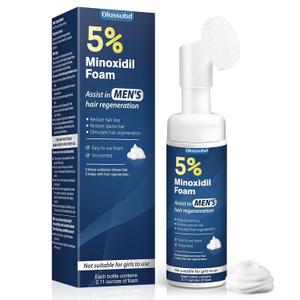 Minoxidil 5% Foam for Men Hair Growth Foam Suitable