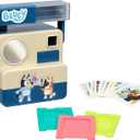 Bluey Chikit Chikit Pretend Camera, Role Play Toy Camera for Kids with 10 Photo Cards, 3 Pop-Out Film Cartridges, Toddler Toys Playset for Ages 3+