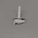 Camco RV Water Tank Drain Valve | Features a Durable Plastic Construction, Comes with a Flange, and is Used with 3/4-Inch or 1/2-Inch Vinyl Tubing (22223) (One Size)