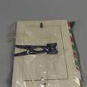 Red Stripe Picture Frame 4x6, Red Green Striped 4x6 Photo Frame Horizontal & Vertical Display 4 by 6 Wooden Picture Frame for Desktop or Wall Decoration